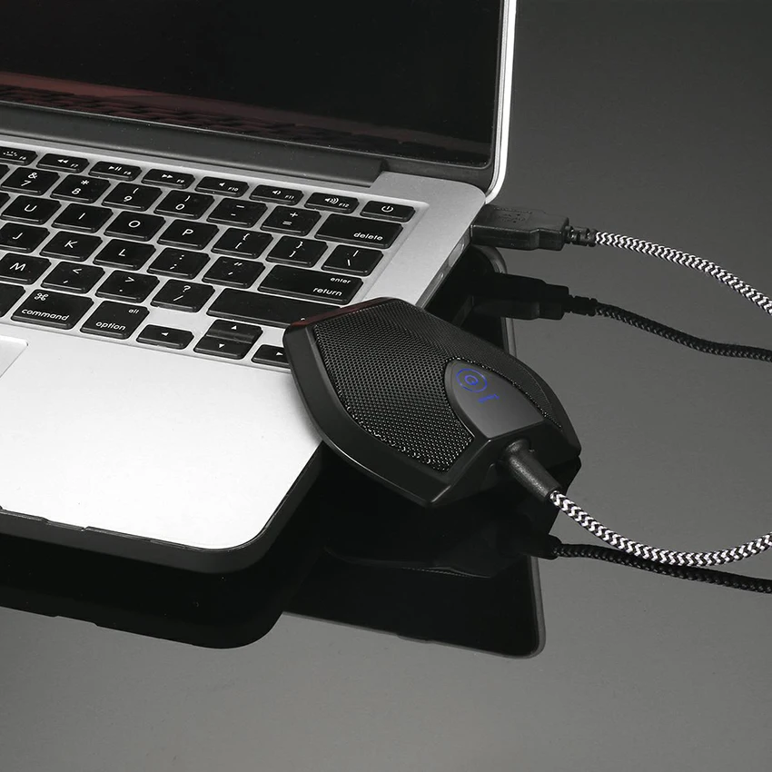 360 всенаправленный микрофон с Mute Botton USB Free Drive конференц-микрофон для компьютерных игр и видеоконференции
