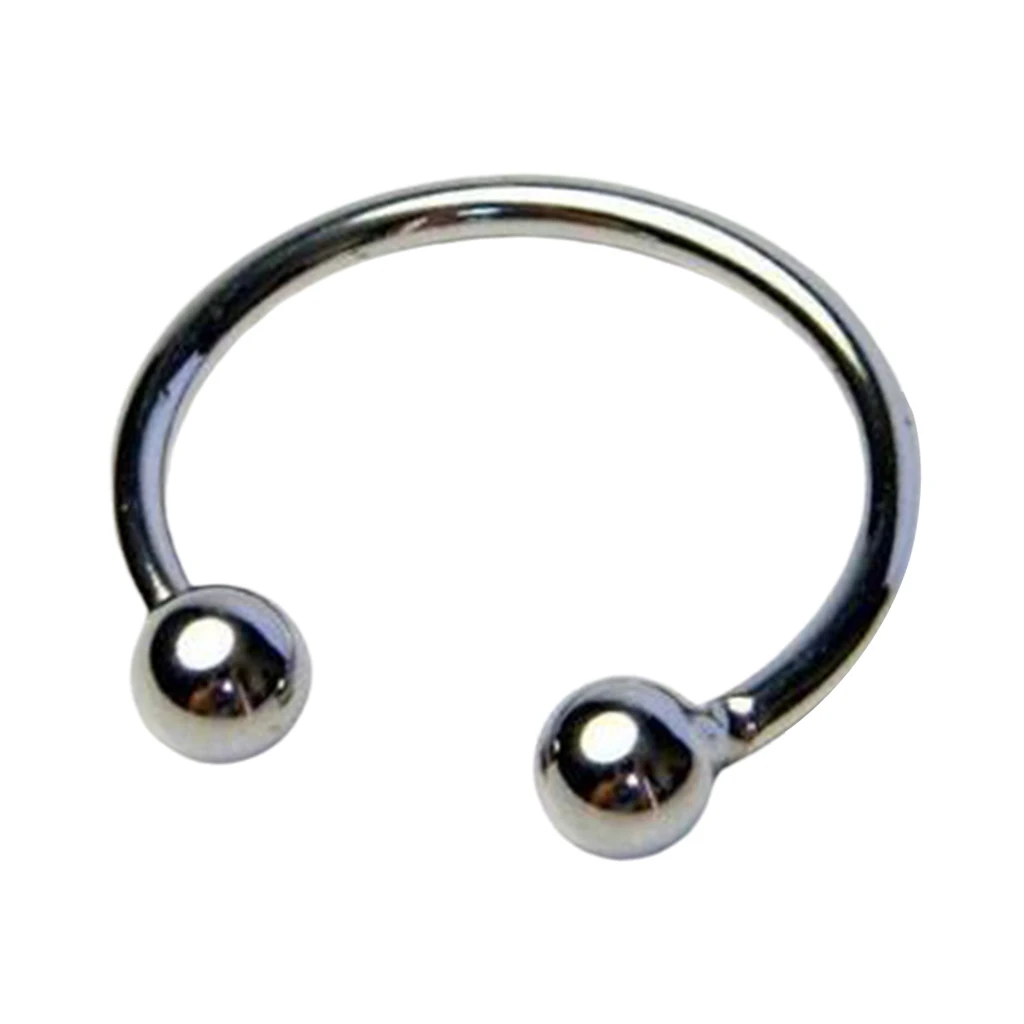 Penis Ring Polished Stainless Steel Male Delay Ejaculation Penis Ring Chastity Lock Device Sex Toys For Couple Sex Products