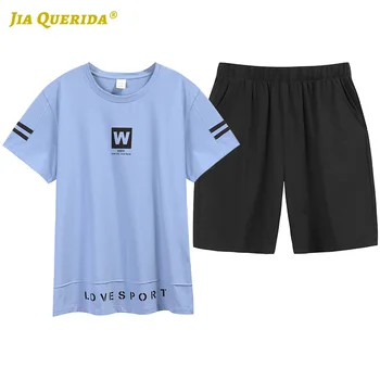 

Short Sleeve 100% Cotton Solid Pajama Soft Blue Summer Pajamas Set Fashion Casual Style Man Clothes Summer Pjs Pj Set Pajama Man