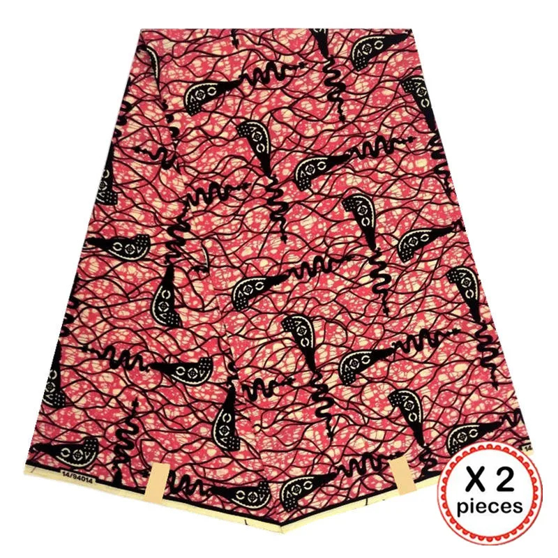 Африканская восковая ткань с принтом Анкара для шитья Анкара африканская ткань 12 ярдов Нигерия хлопок Гана ткань для платья 91026