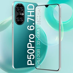 Smart Phone P50 PRO 6.7-inch Curved Screen Super Clear Picture Quality 4G Full Netcom Equipped With The Latest System