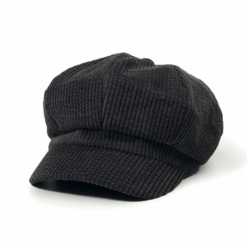 MAXSITI U новая восьмиугольная шляпа для осени и зимы чистая Вельветовая шляпа для газетчика Женская модная шапка для отдыха