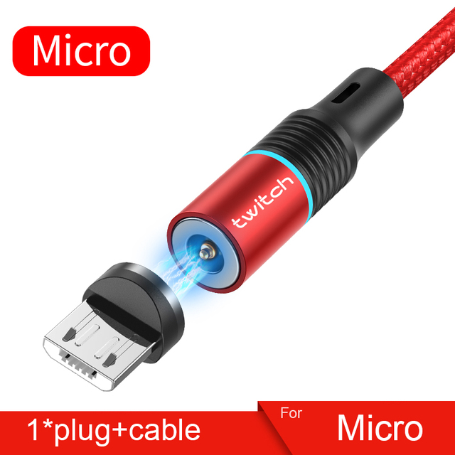 Magnetic USB Cable 1m/2m /3m Fast Charging USB Type C Cable Magnet Charger Data Charge Micro USB Cable Mobile Phone Cable
