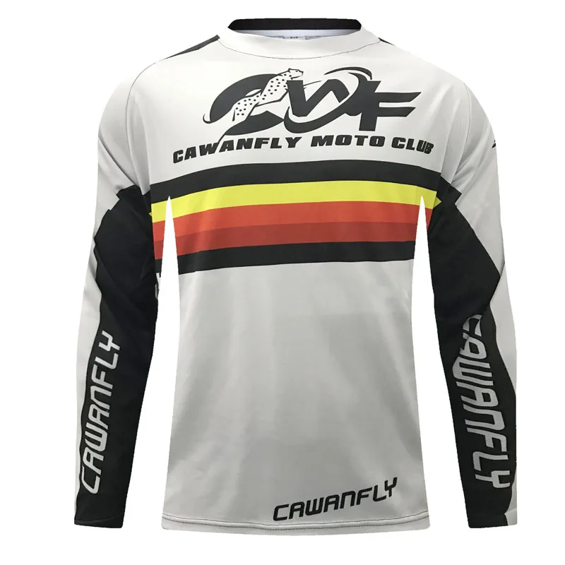 CWF Новые майки для мотоцикла GP для горного велосипеда XC BMX DH MTB футболка одежда