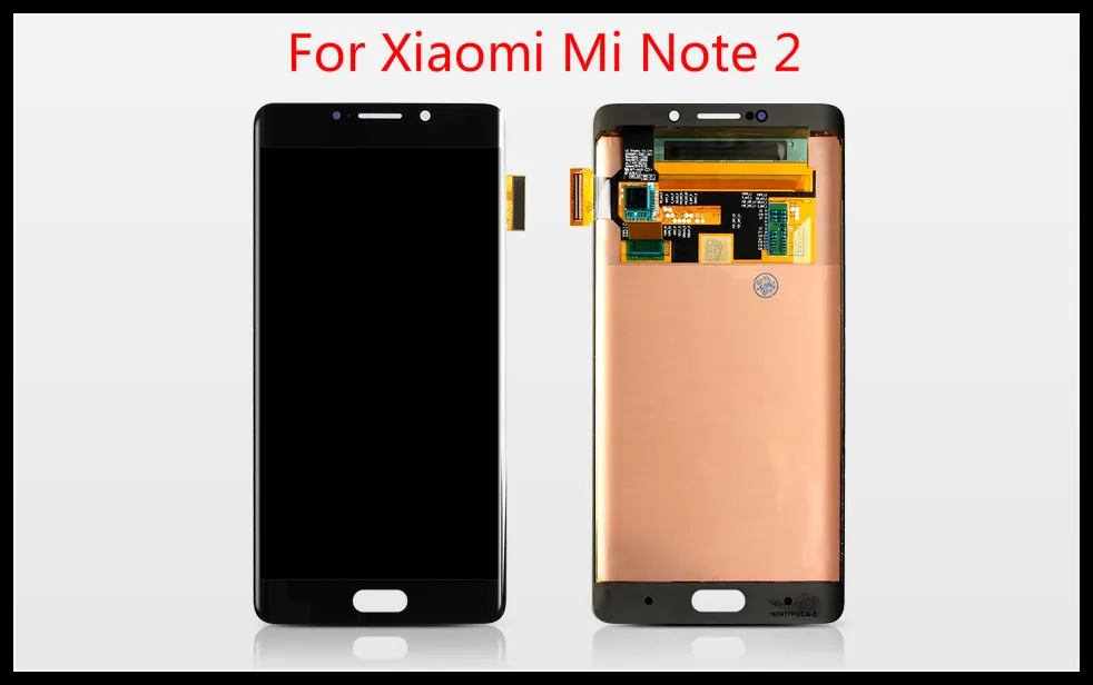 

5.7'' SUPER AMOLED LCD For Xiaomi Mi Note 2 LCD Display With Touch Screen Digitizer Assembly Replacement Repair 100% Tested
