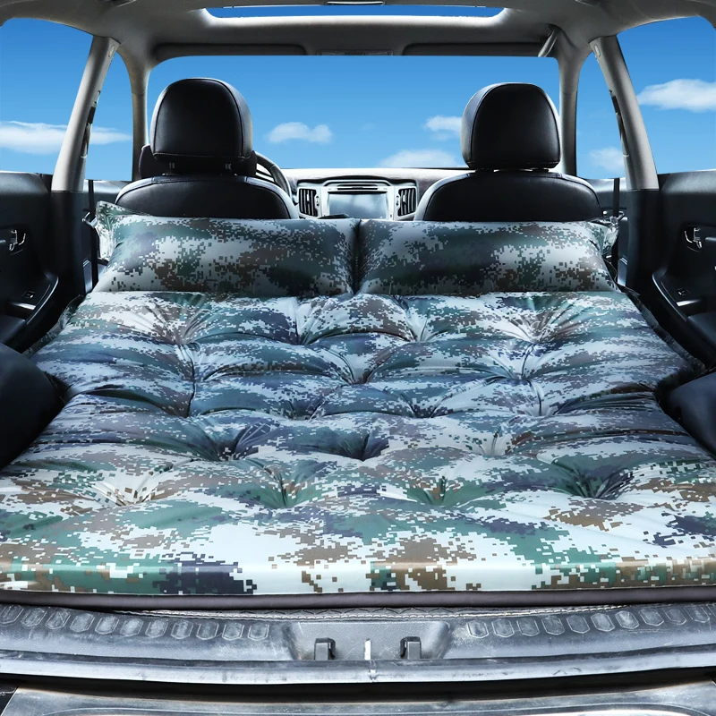 Automobile travel air cushion bed Inflatable bed Car For Renault Laguna 2008- Latitude 2010- Talisman 2012 - Название цвета: Черный