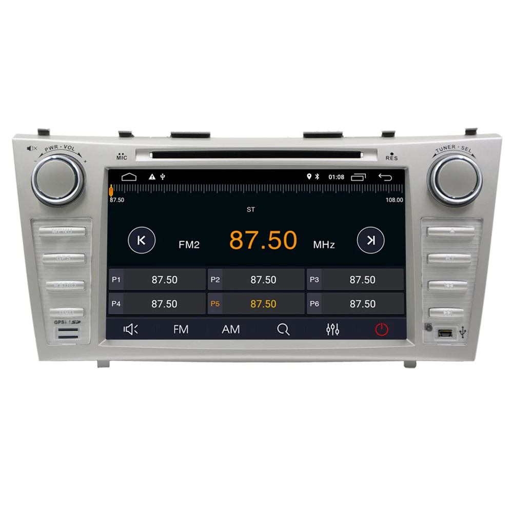 Perfect 2 Din Android 9.0  Car Radio For Toyota Camry 2007 2008 2009 Car Multimedia Player Stereo Auto Audio GPS DVD Video WIFI 4