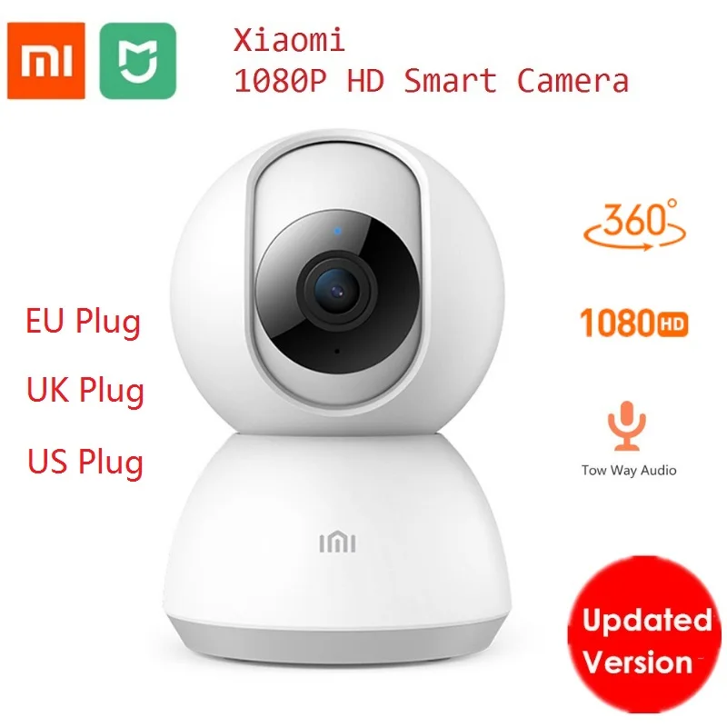 

2019 Xiaomi Mijia Smart Camera Webcam 1080P WiFi Pan-tilt Night Vision 360 Angle Video Camera Baby Monitor Home Security Camera