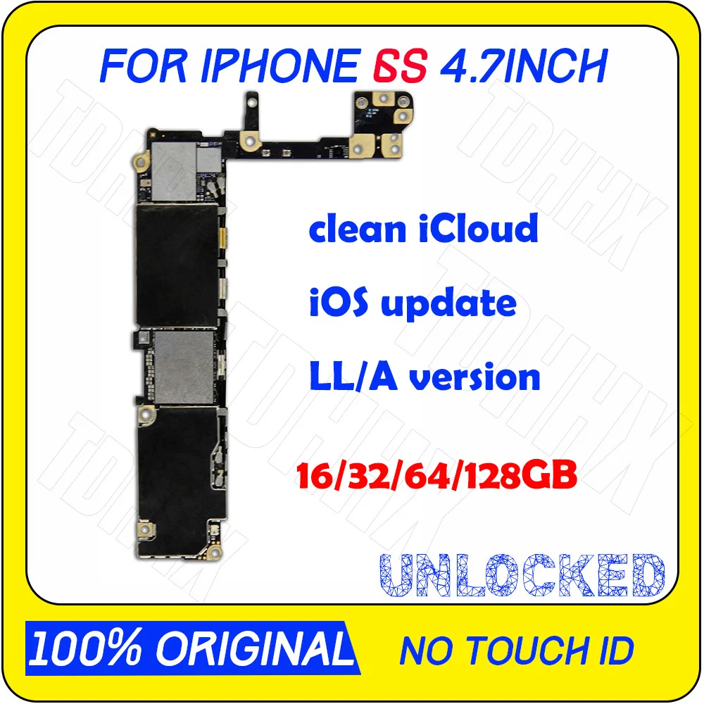 Полностью разблокированная материнская плата для iphone 6 S с/без Touch ID с полными