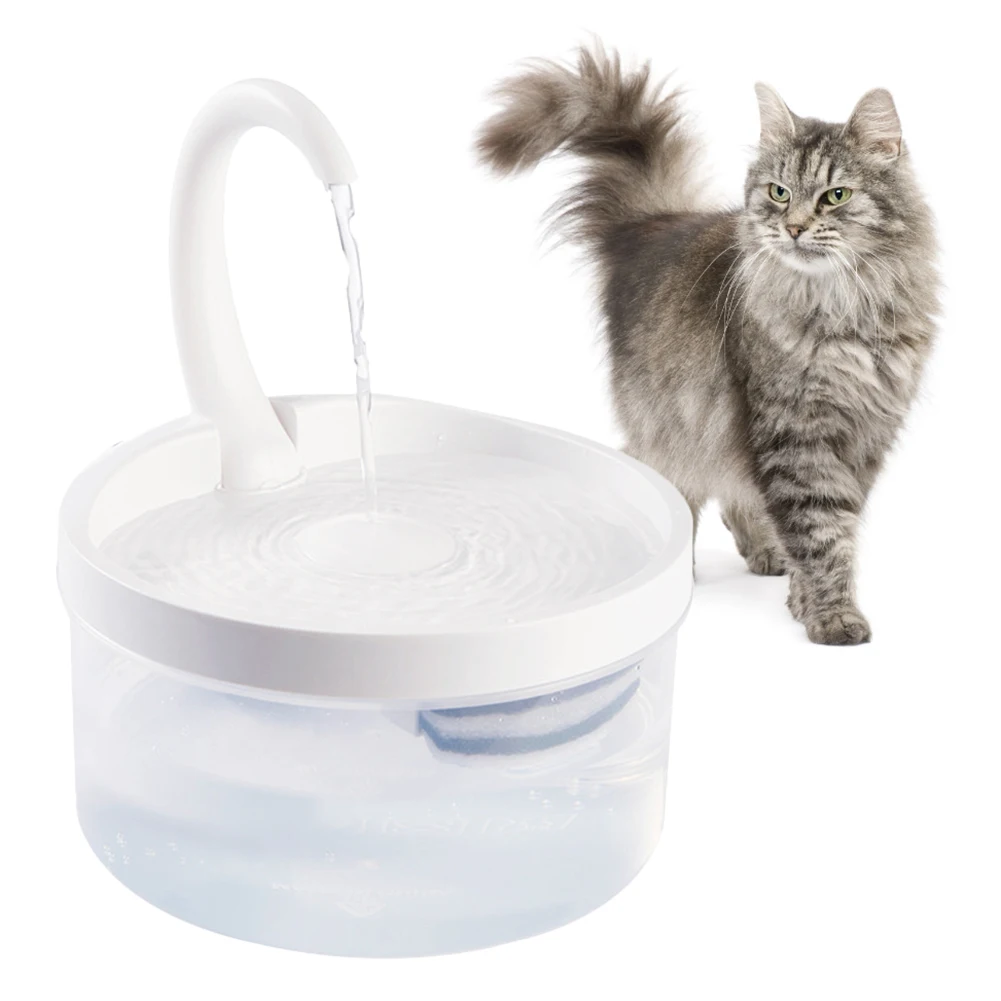 Automatic Drinking Water Fountain For Cat Automatic Circulating Drop Ship
