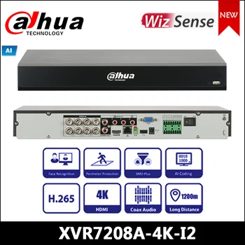 

Dahua XVR WizSense XVR7208A-4K-I2 8 Channel Penta-brid 4K 1U WizSense Digital Video Recorder IoT & POS functionalities