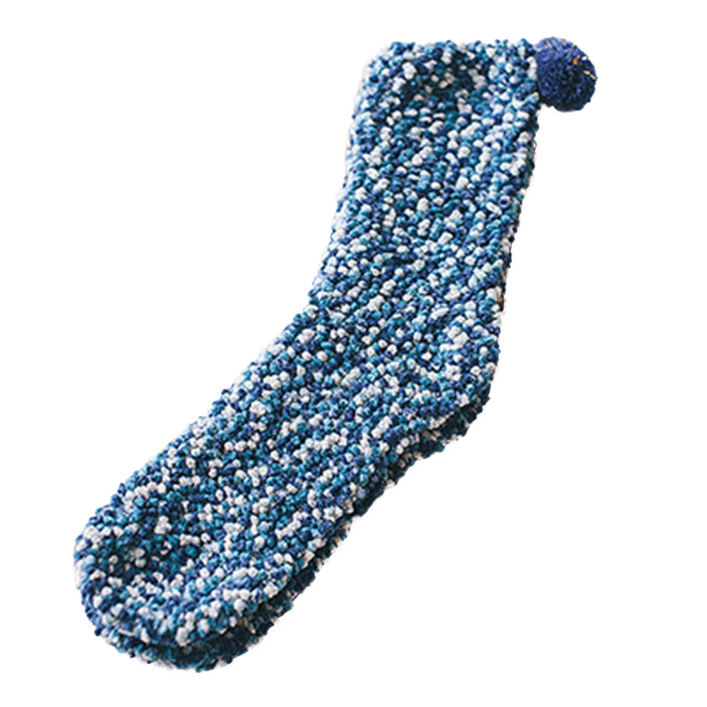 1 пара женских постельных носков для девочек; пушистые теплые зимние детские мягкие домашние носки в подарок; женские утепленные бархатные зимние носки