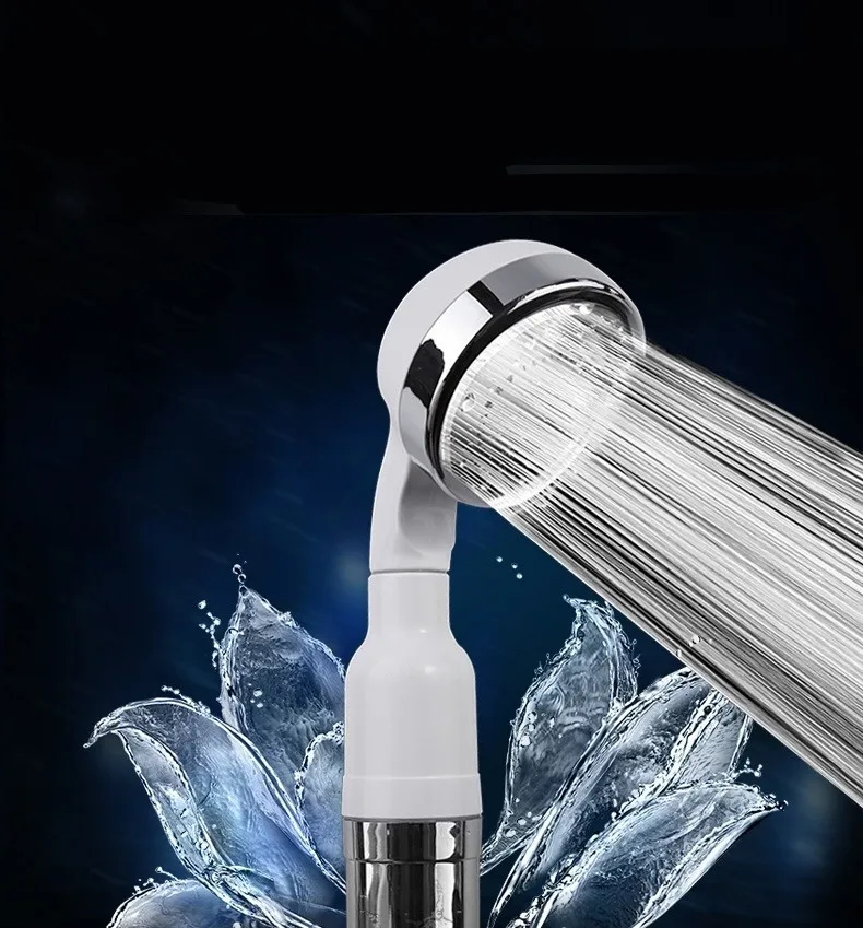 

Mom And Baby Supercharge Triple Filter Purified Water Shower Set Filter Hand-Held Increase Pressure Shower Single Nozzle