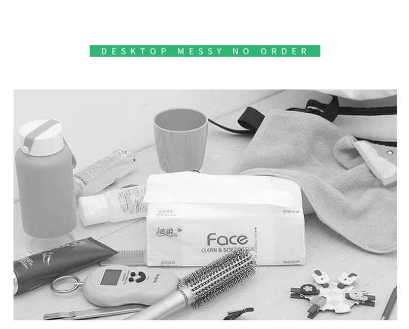 Description Picture 3 of itemModern PU Leather Tissue Box Creative Cute Ins Creative Simplicity Napkin Case Car-Carrying Toilet Home Bathroom Tissue Case