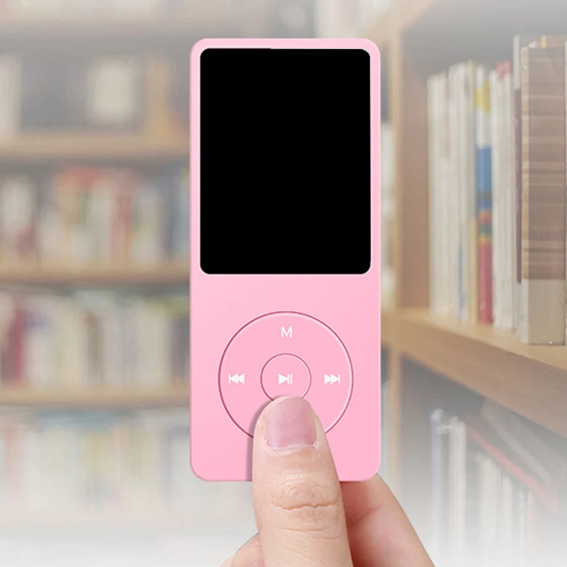 pink Latest Version 8GB 70 Hours Playback MP3 Lossless Sound Music Player High Sound Quality Lossless Sound Music Player - Цвет: pink