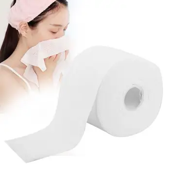 

Tissue Disposable Portable Nail Polish Removal Cotton Roll Paper Face Cleaning Paper Towel Tissue for toilet paper