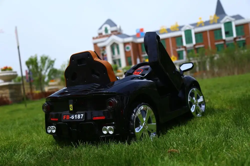 Single Drive Детский Электрический четырехколесный двухдверный спортивный автомобиль, электрический автомобиль для детей, игрушечный электрический автомобиль - Цвет: Single Drive