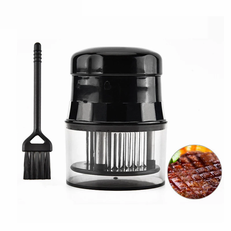 

Profession Meat Tenderizer with Stainless Steel 56 Needle Blades for Steak Kitchen Tools Accessories New