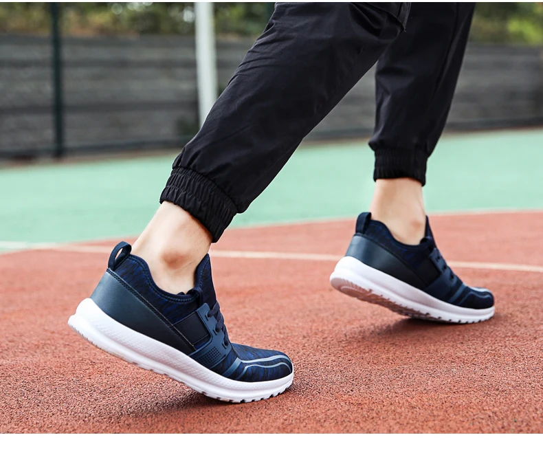 Leader Show/мужские кроссовки из сетчатого материала; уличные кроссовки Flyknit; трендовые кроссовки для мужчин; спортивная обувь для мужчин; zapatos hombre