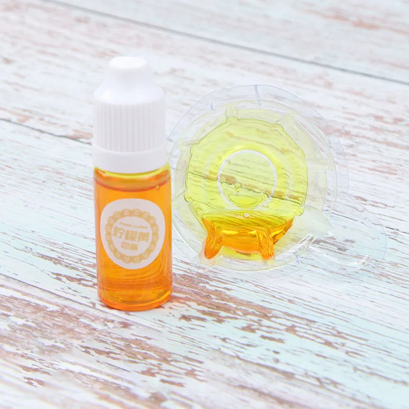 1 Pcs UV Resin Glue Pigment Color Liquid Coloring Dye DIY Jewelry Making Crafts J99Store - Цвет: Lemon yellow