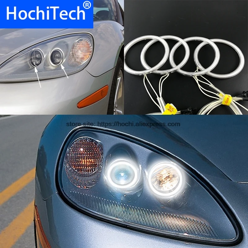 HochiTech белый 6000K CCFL головсветильник свет гало ангел демон глаз комплект ангельские