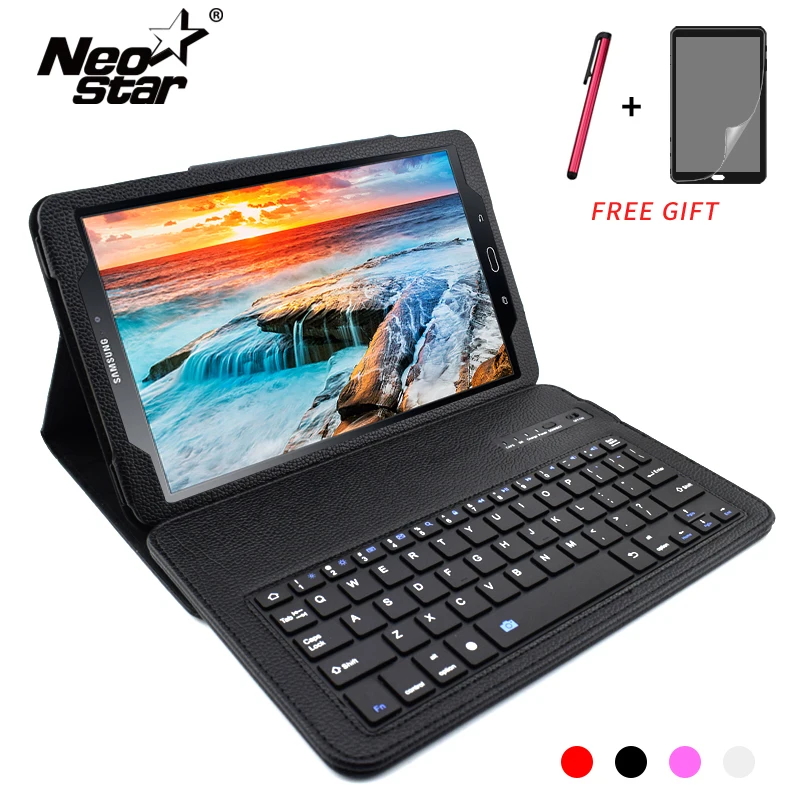 Чехол с Bluetooth клавиатурой для планшета Samsung Galaxy Tab A 10 1 2016 T580 T585 дюйма защитой