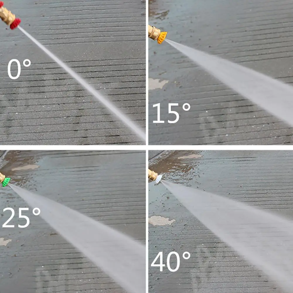High-pressure car wash water gun head 30 ° long curved rod Nozzle Extension Rod Washer Cleaner Car Tools Home Garden watering4FM
