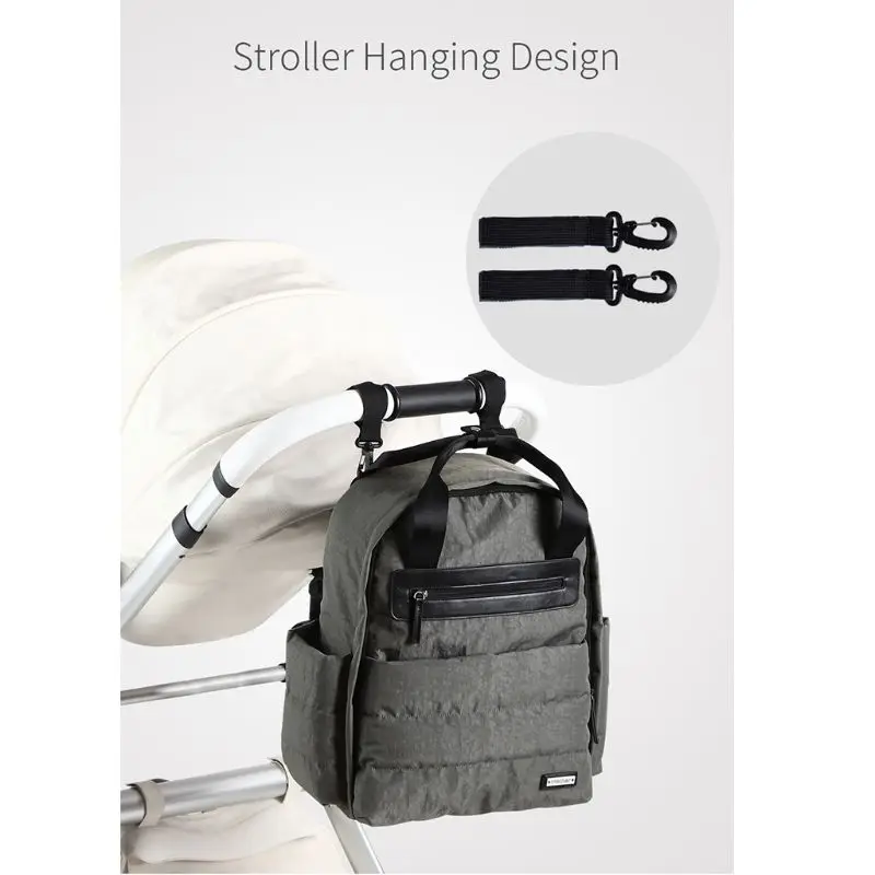 Многофункциональная, для детских подгузников путешествие в мумию рюкзак большой емкости подгузник сумка с пеленальной прокладкой и лямками для коляски