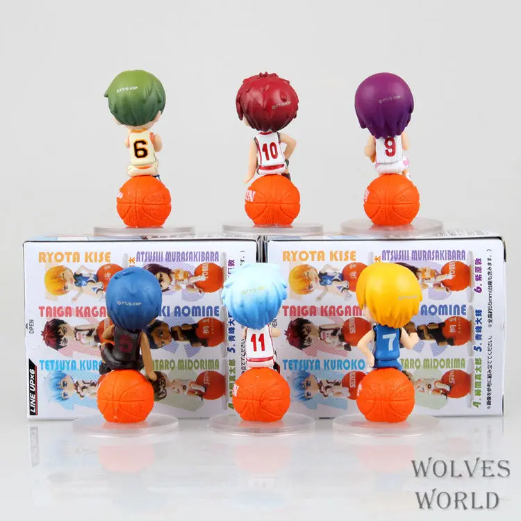 Diffuse Will аниме Куроко Баскетбол 6-Sunspot Sit Ball модель капсула игрушка Гараж Комплект