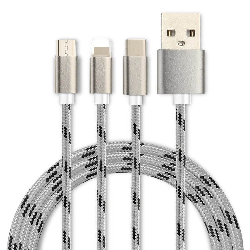 Кабель зарядного устройства NATTHSWE для iPhone XS MAX X 8 7, кабель Micro usb type C для samsung Galaxy S9 S8, кабель для быстрой зарядки, Кабель зарядного устройства