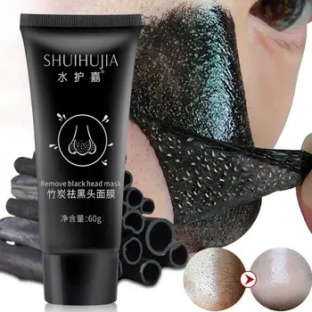 

Bamboo Charcoal Black Mask Deep Cleaning Remove Blackhead Pore Dots Whitening Treatment Shrinking Moisturizing Mask Acne Ac K4V8