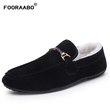 

2019 New Fashion Men Loafers Casual Shoes Moccasins Spring Autumn Soft Flock Male Loafers Breathable Shoes Flats Zapatos Hombre