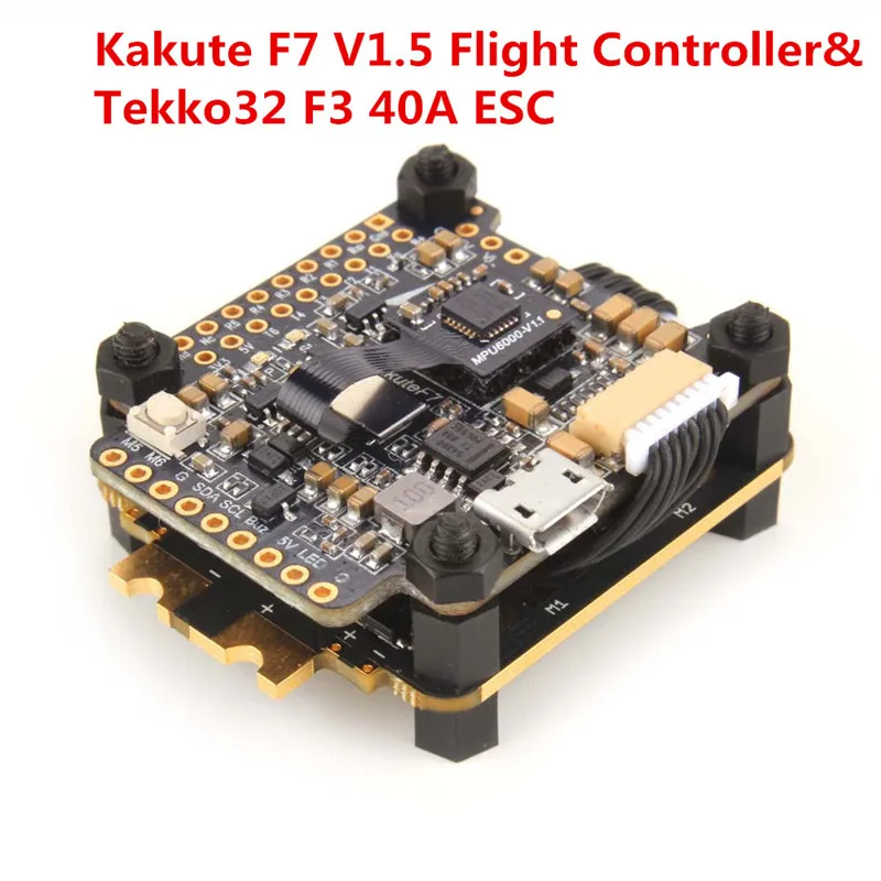 Holybro Kakute F4 V2/F7 V1.5/F7 HDV Полетный контроллер Tekko32 F3 40A/45A/65A Blheli_32 3-6S 4в1 бесщеточный ESC для радиоуправляемого дрона
