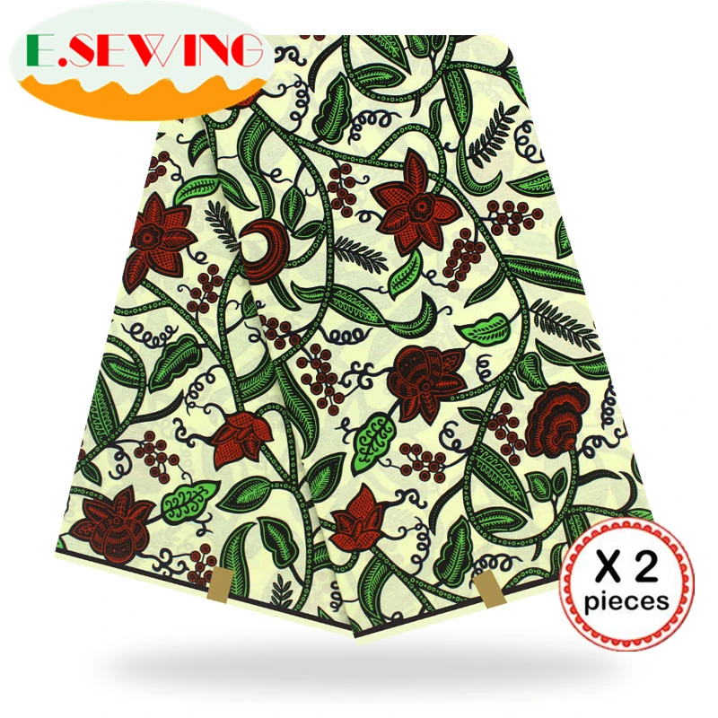 Африканская восковая ткань с принтом Анкара для шитья Анкара африканская ткань 12 ярдов нигерийская хлопковая ткань Гана для платья 90129