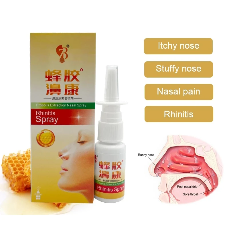 Rhinitis Care Nose Spray For People Suffering From Rhinitis Sinusitis Colds Dry Itching Swelling Nose Drops For Body Health Care