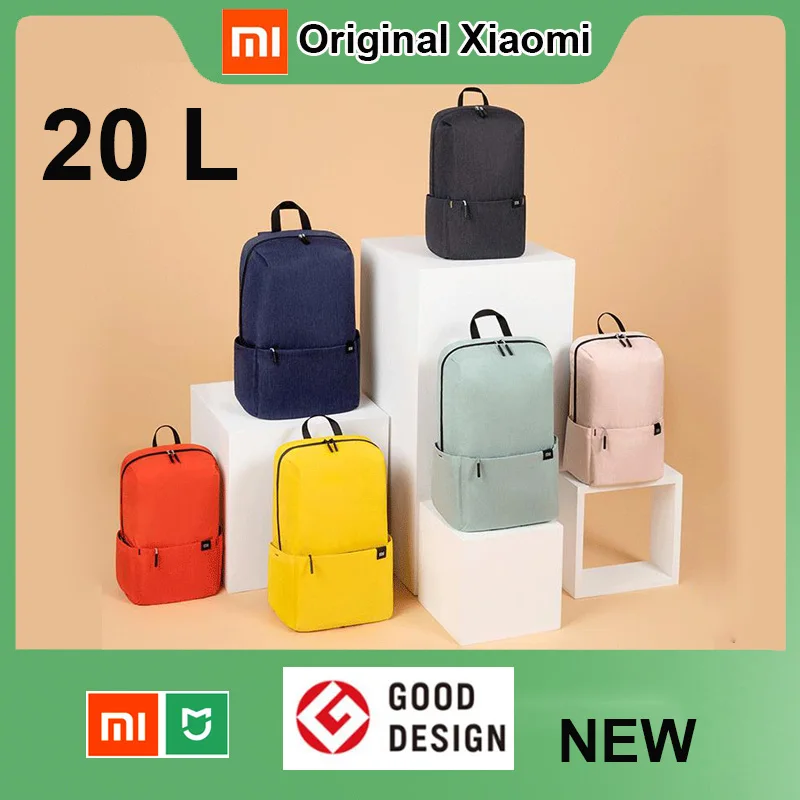Original Xiaomi 20L backpack waterproof colorful sports chest bag unisex  men women travel camping small backpack storage bags AliExpress