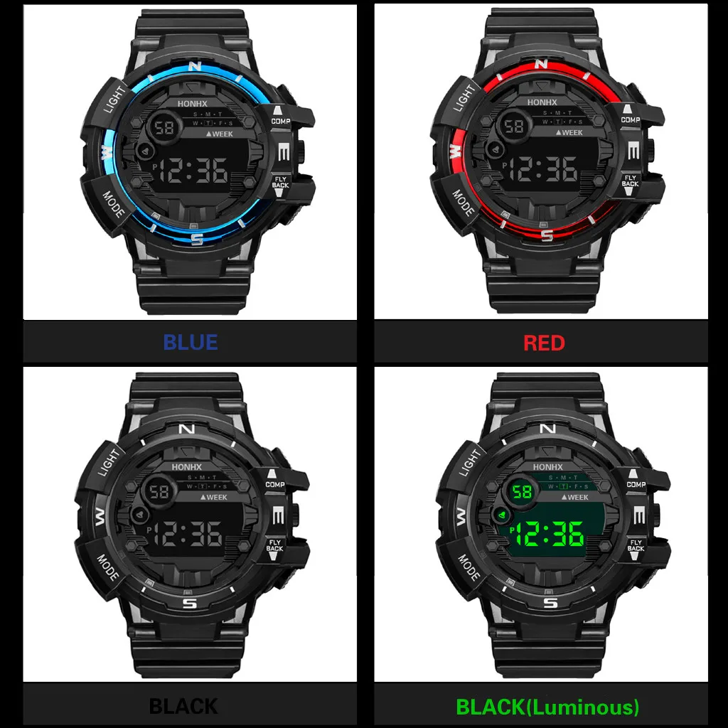 SKMEI-reloj deportivo Digital para hombre, cronógrafo analógico de cuarzo, LED, militar, resistente al agua, Masculino, a la moda, nuevo, 2021