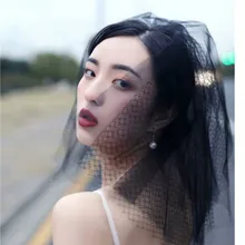 Свадебная фата длиной до плеч, свадебные аксессуары, короткие винтажные Свадебные вуали Velos De Novia Corto, свадебные аксессуары