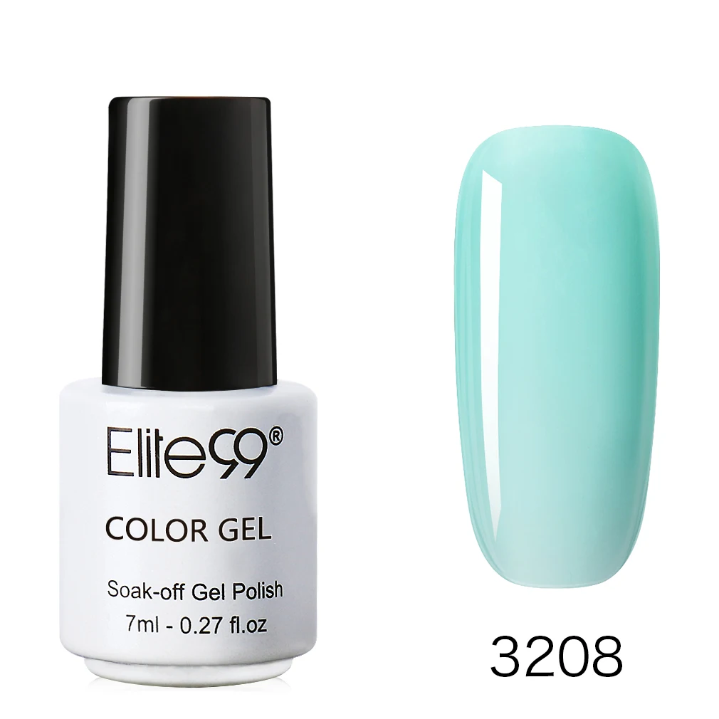 Elite99 Гель-лак для ногтей телесного цвета 7 мл полупрозрачный Гель-лак Полупостоянный эмалированный лак для ногтей Гель-лак для ногтей - Цвет: 3208