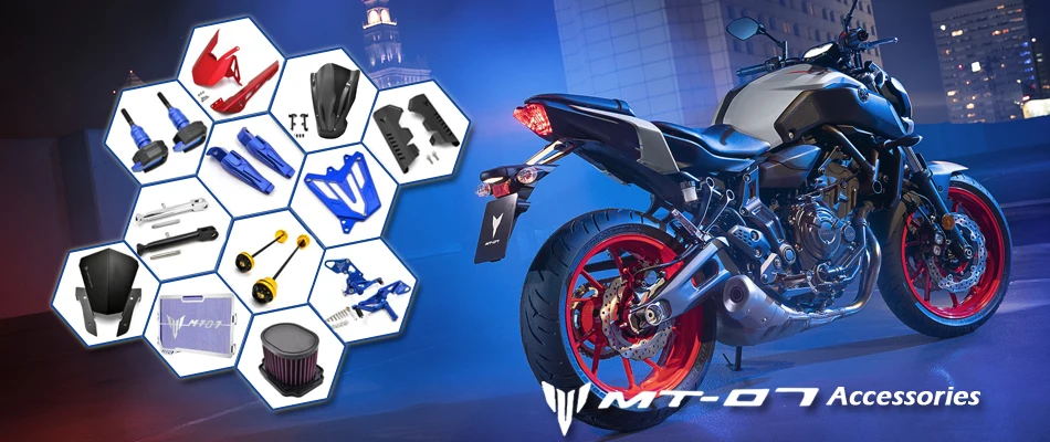 JAER для Yamaha MT07 2013- MT 07 MT-07 МОТОЦИКЛ ЧПУ рамка Ползунки Краш протектор