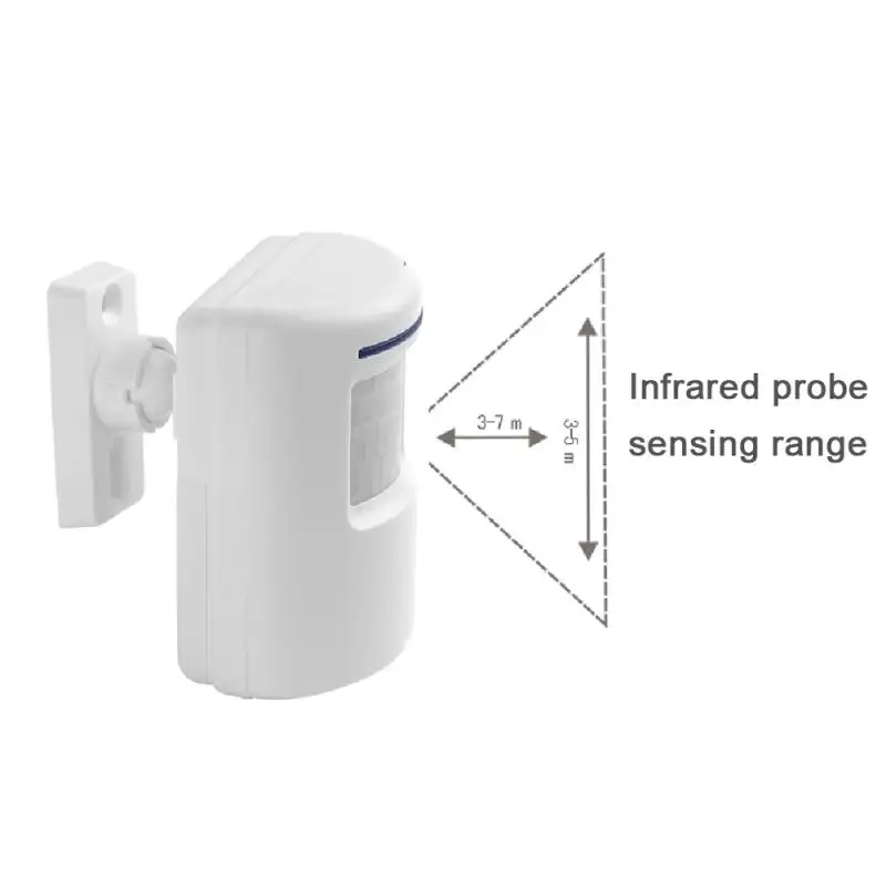 intercom with camera 1 Set Smart Door Bell Motion Sensor Wireless Doorbell Alert Secure System Alarm Doorbells For Driveway Patrol Garage EU/US Plug door video intercom