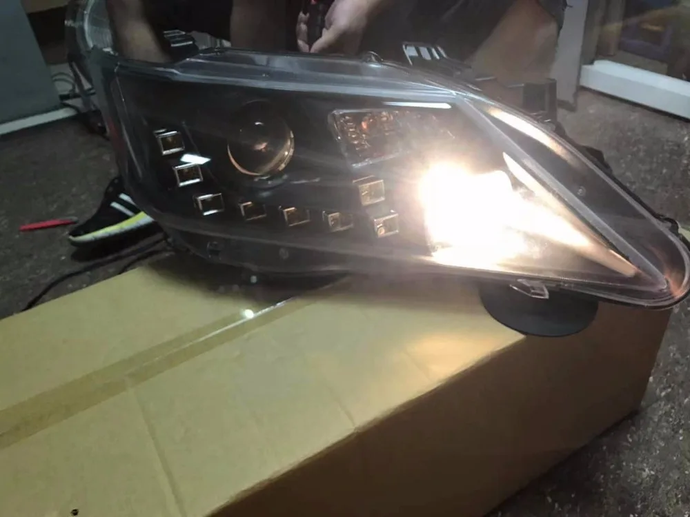Автомобильный Стайлинг для Toyota 2012- фара Camry светодиодная фара дальнего света Camry светодиодный DRL hid фары аксессуары