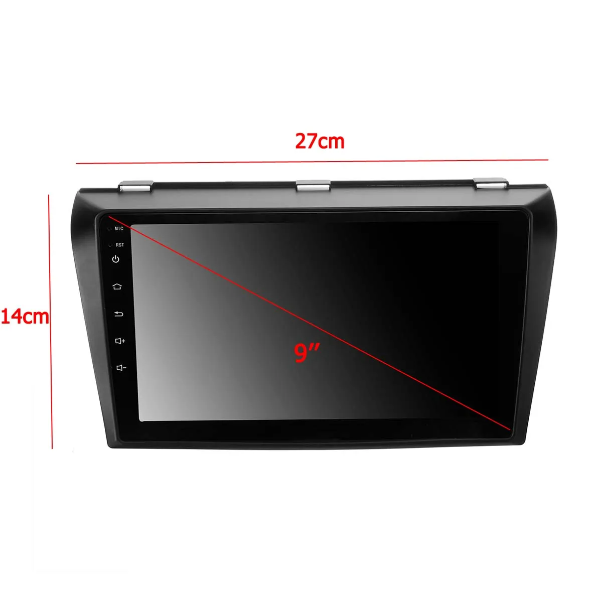 Audew WI-FI 1+ 16G 9 ''Сенсорный экран Автомобильный GPS навигатор HD Дисплей встроенного модуля bluetooth Ночное видение голос для Mazda 3 2004-2012
