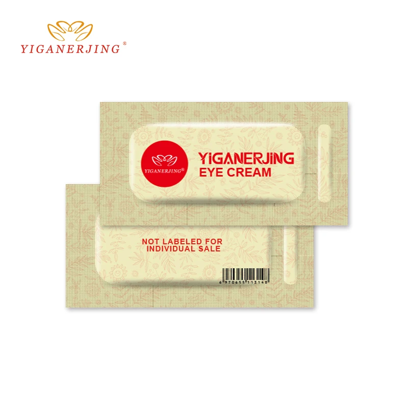 

100 Sachets Original YIGANERJING Anti aging Eye Cream Ageless Eye Cream Serum Instantly Puffiness Remove Cream High Quality