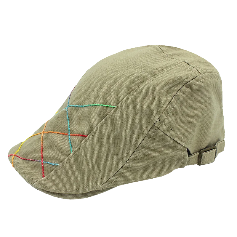 khaki Бисерная парусиновая желчная Кепка, Весенняя и летняя Новинка, ручная работа, толстая Спортивная Кепка, необходимо выбрать нейтральную шапку - Цвет: khaki