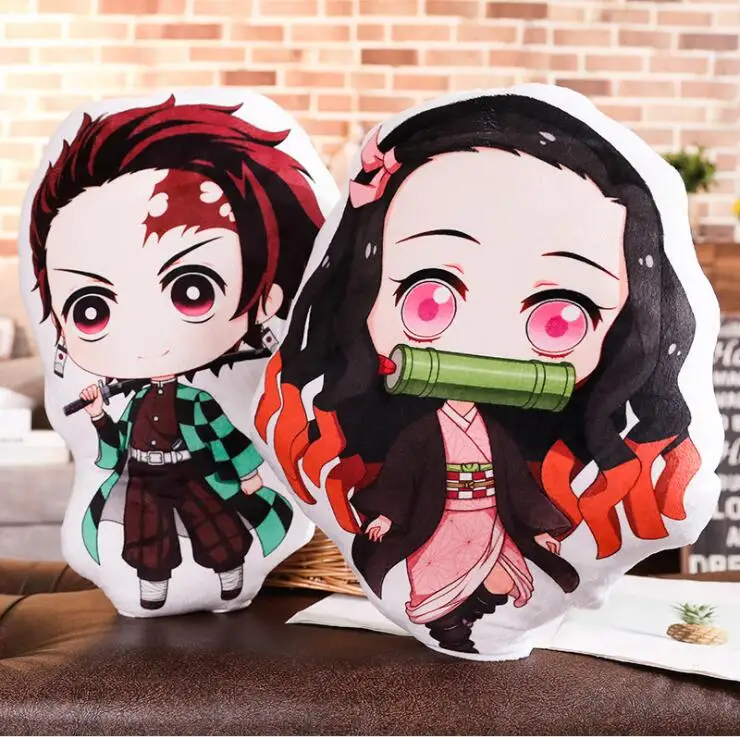 Demon Slayer Kimetsu no Yaiba Kamado Nezuko плюшевые игрушки плюшевая подушка 20-45 см#2594 для детей мальчиков Детский подарок на день рождения