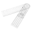 0.031"Thickness Multifunctional 360 Degree Goniometer Angle Medical Spinal Ruler for Measure the Movement Range of SuchAs Elbows 4