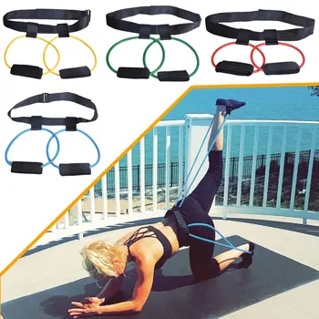 

Leg Training Belt Resistance Band Sports Fitness Clothes Latex Sports Tube Pedal Puller Body Adjustable Waist Belt