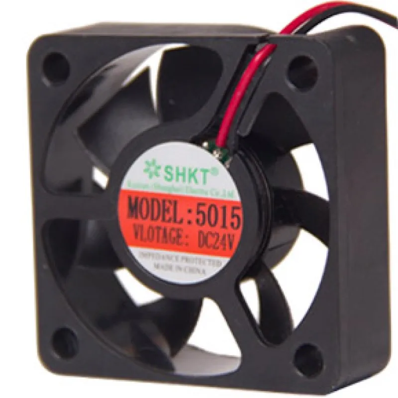 50 мм x 50 мм x 15 мм 5015 DC 12 V/24 V 0.1A 2Pin Бесщеточный вентилятор охлаждения