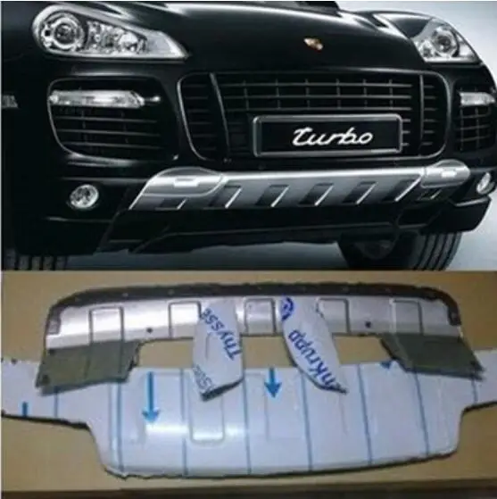 High Quality Stainless Steel Car Front Rear Bumpers Protector Guard Skid Plate For Porsche
